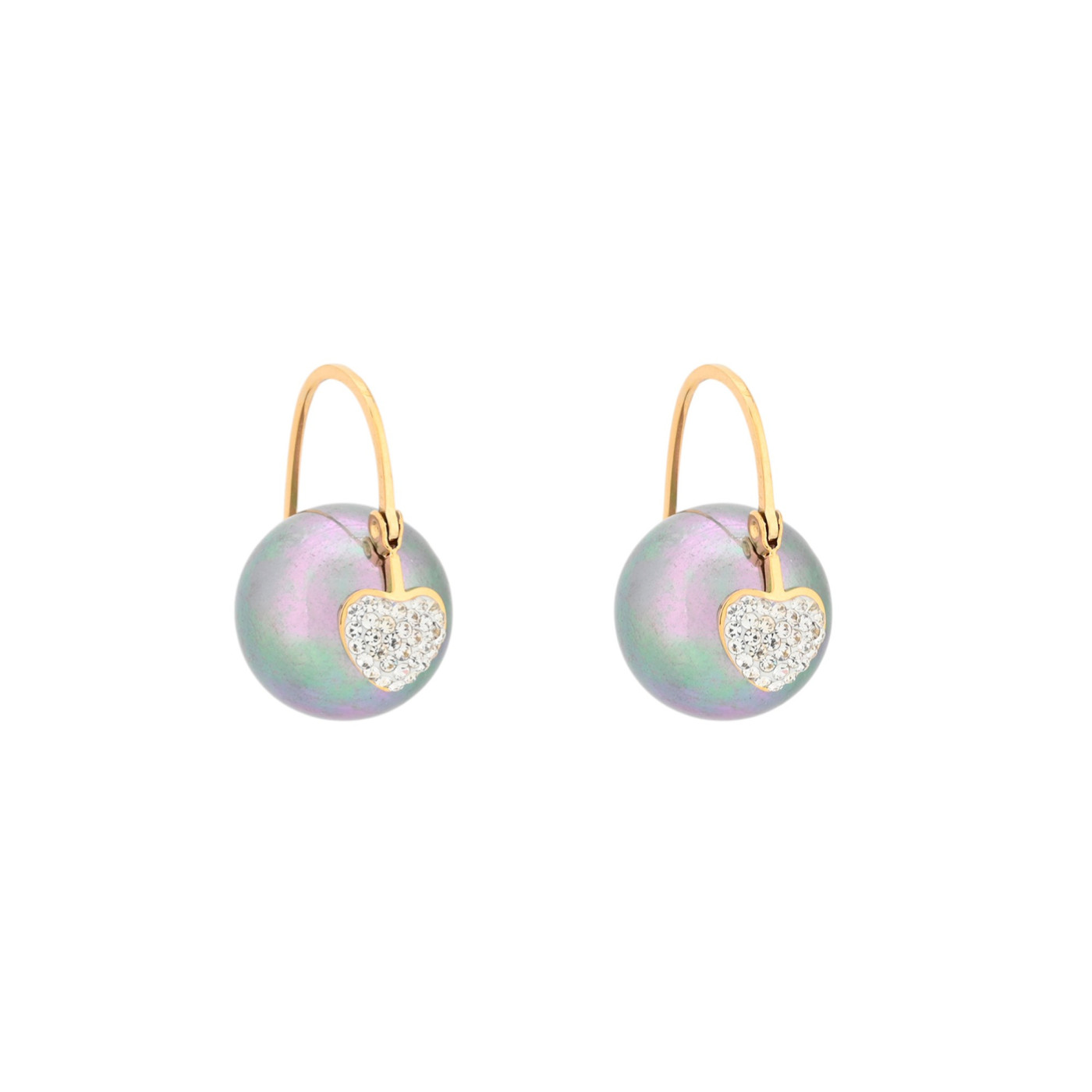 Perlas grises Glamour con corazón