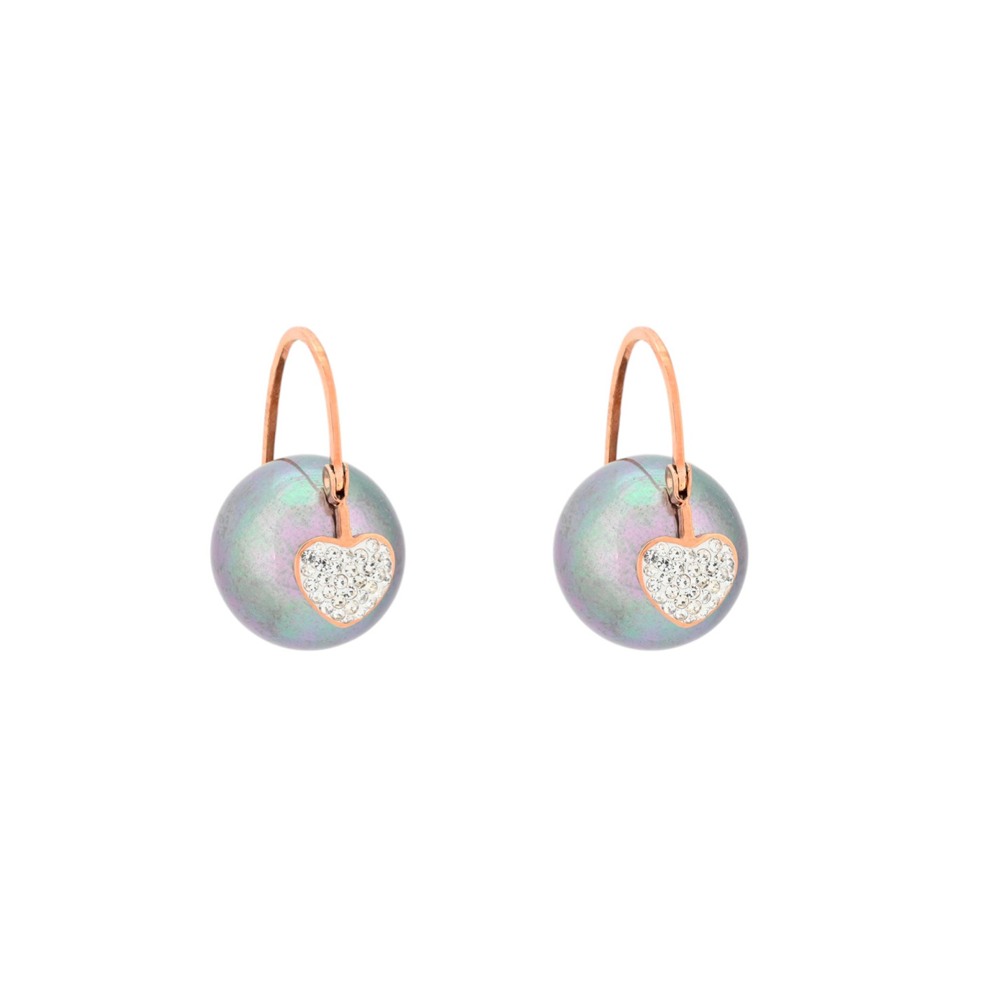 Perle grigie Glamour con cuore