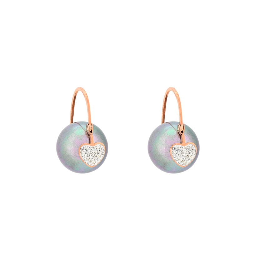 Perlas grises Glamour con corazón