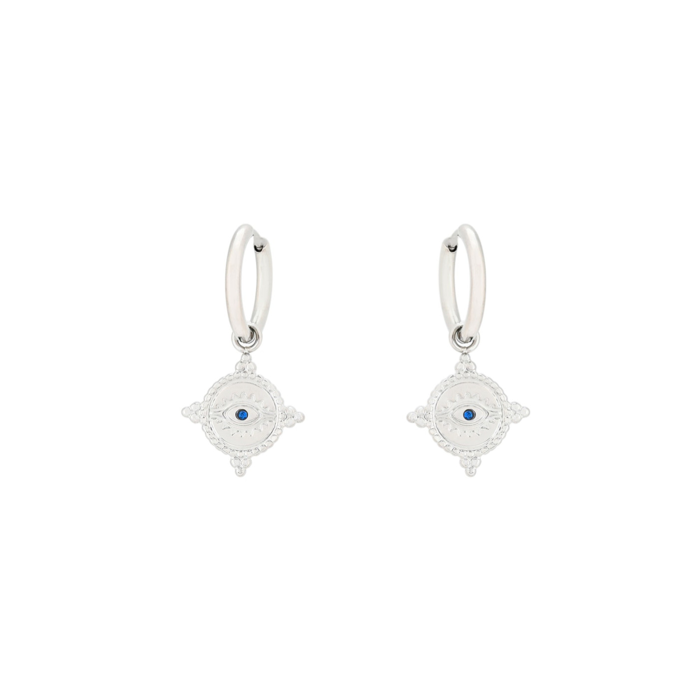 Boucles d\'oreilles Glamour avec pendentif œil