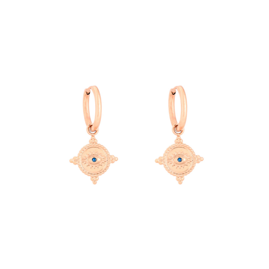 Boucles d\'oreilles Glamour avec pendentif œil