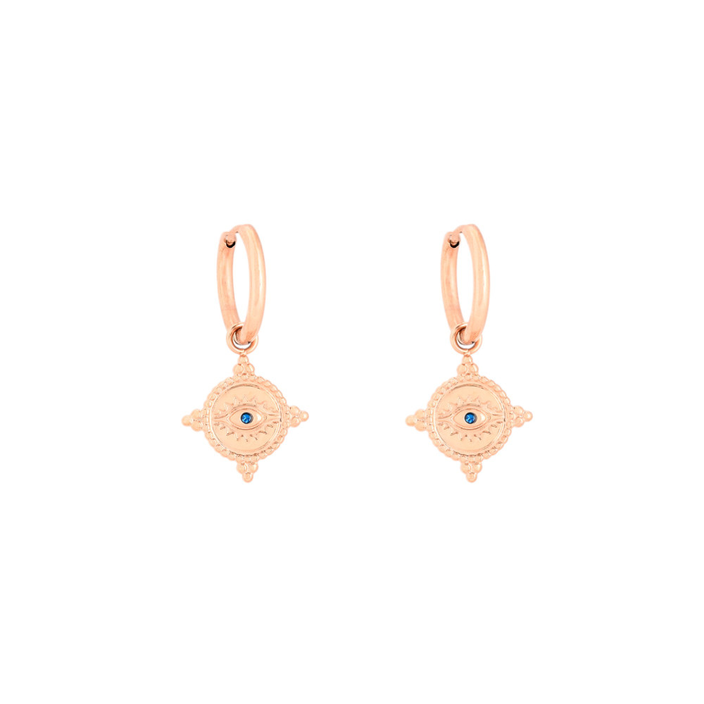 Boucles d\'oreilles Glamour avec pendentif œil