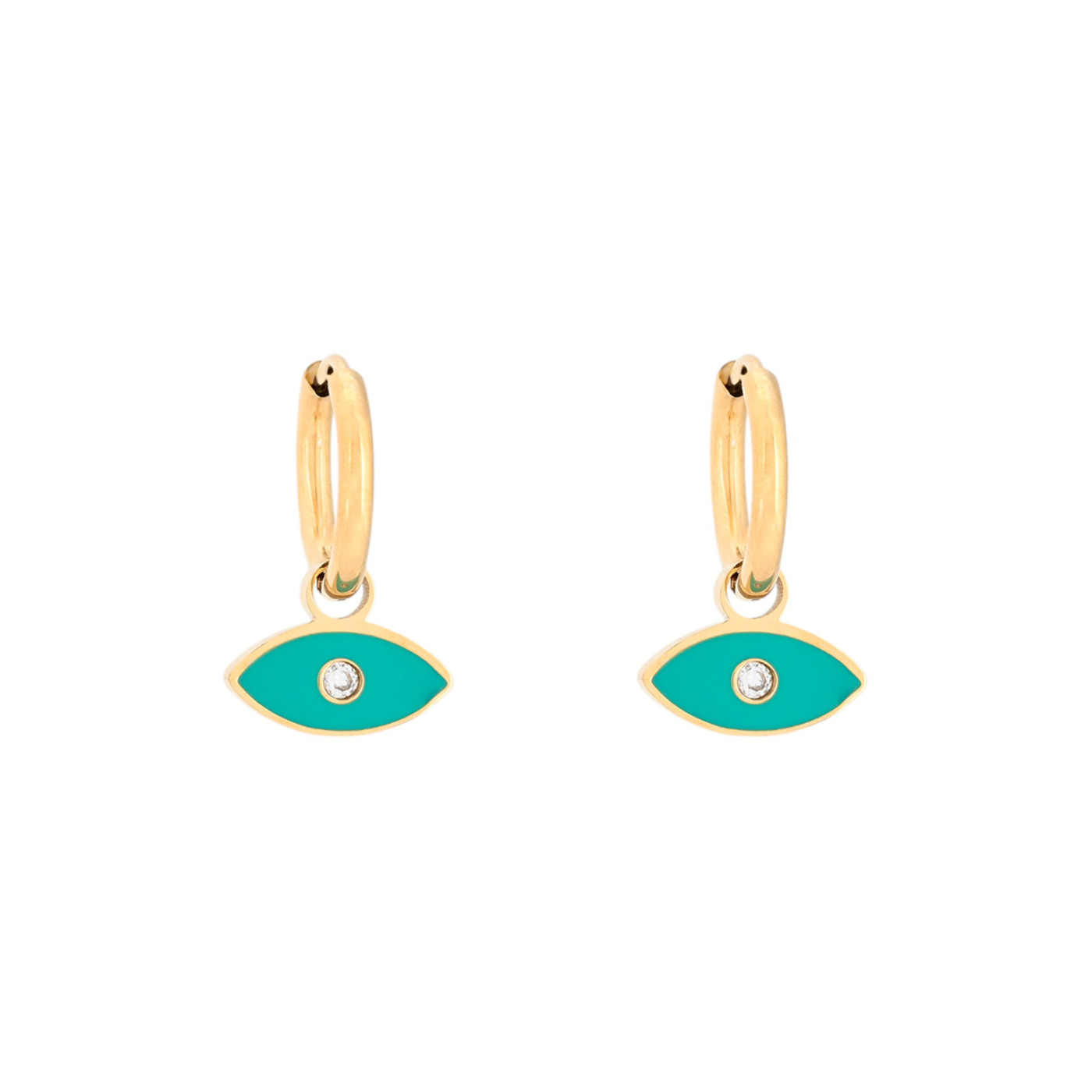 Steel hoops eye green GB