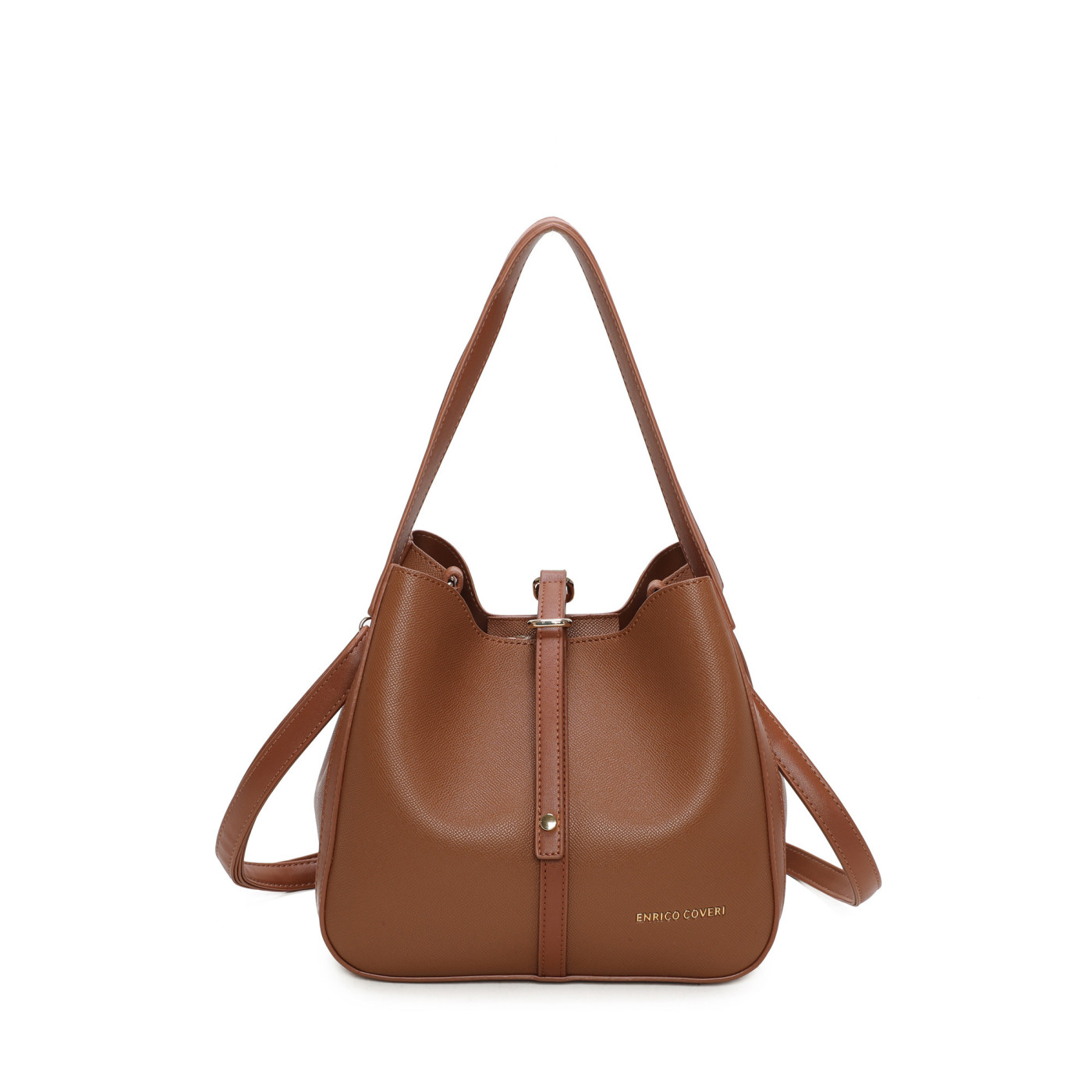 Bolso de hombro con hebilla