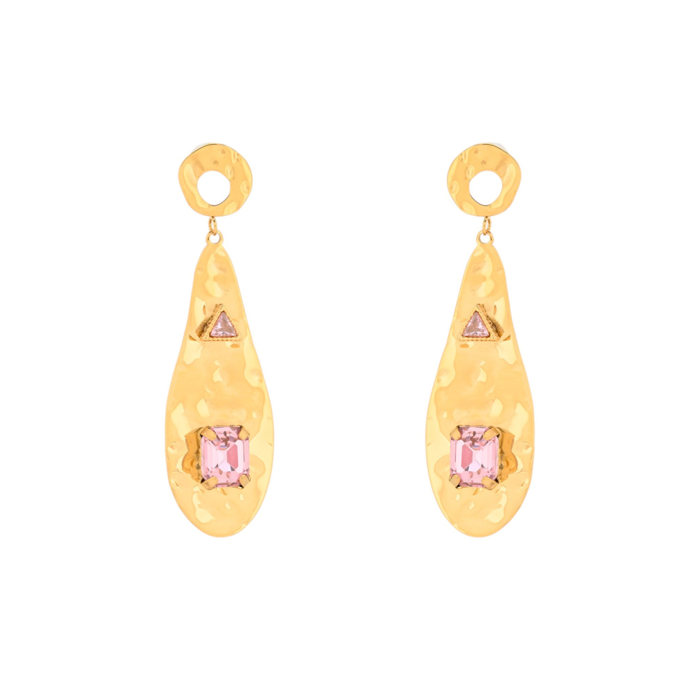 Steel earrings long GB