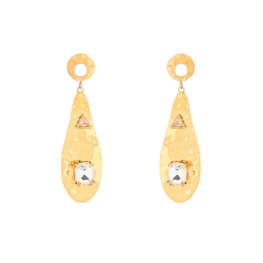 Pendientes de acero largos GB