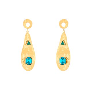 Steel earrings long GB