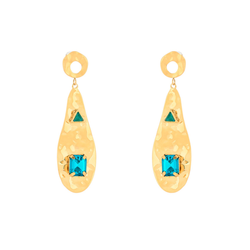 Pendientes de acero largos GB