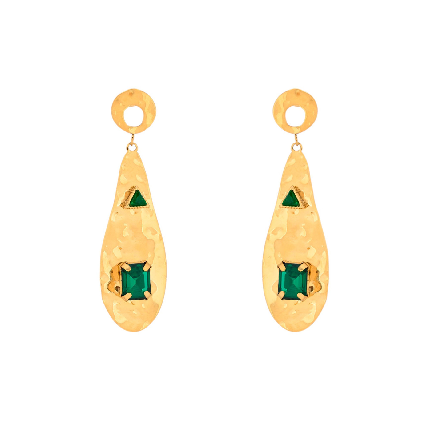 Pendientes de acero largos GB