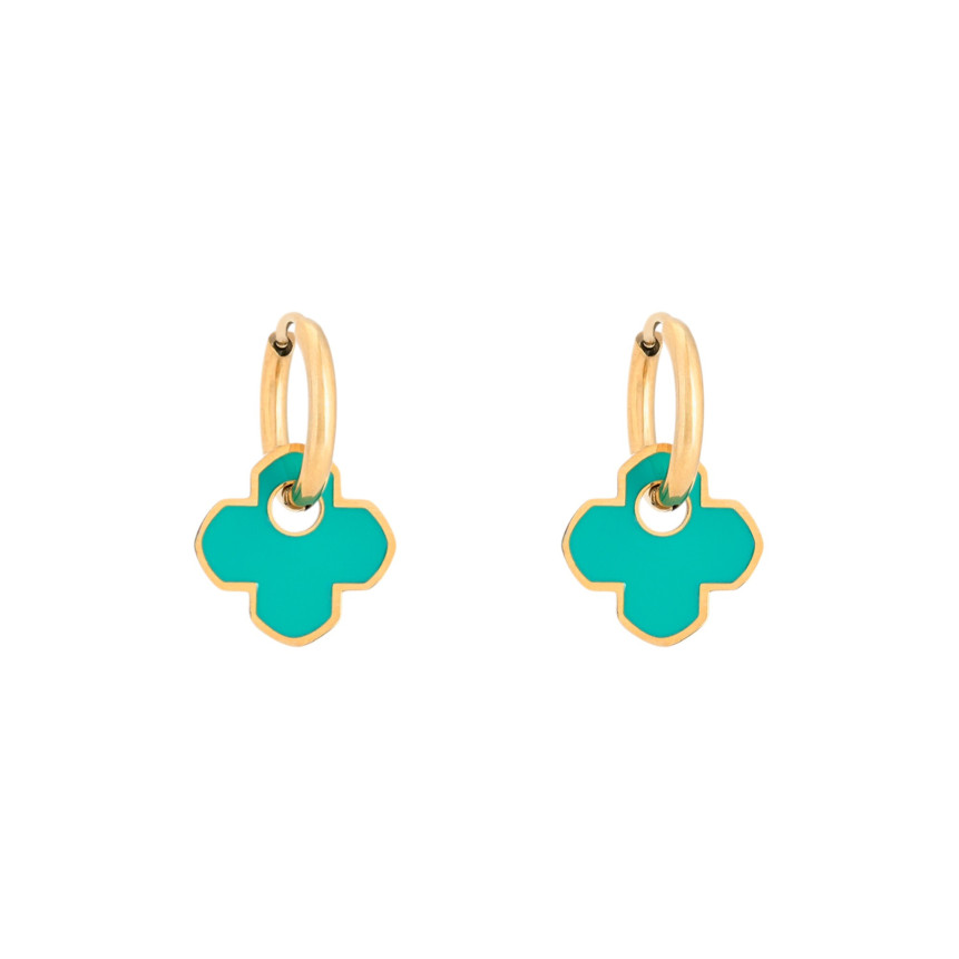 Steel hoops clover green GB
