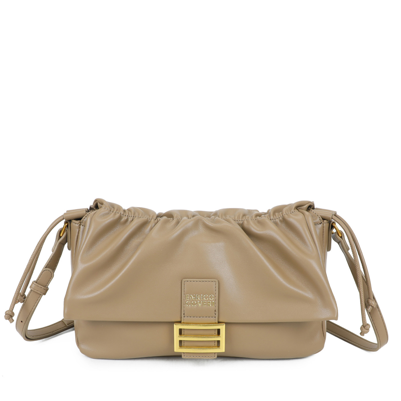 Crossbody Bag with Gold Detail