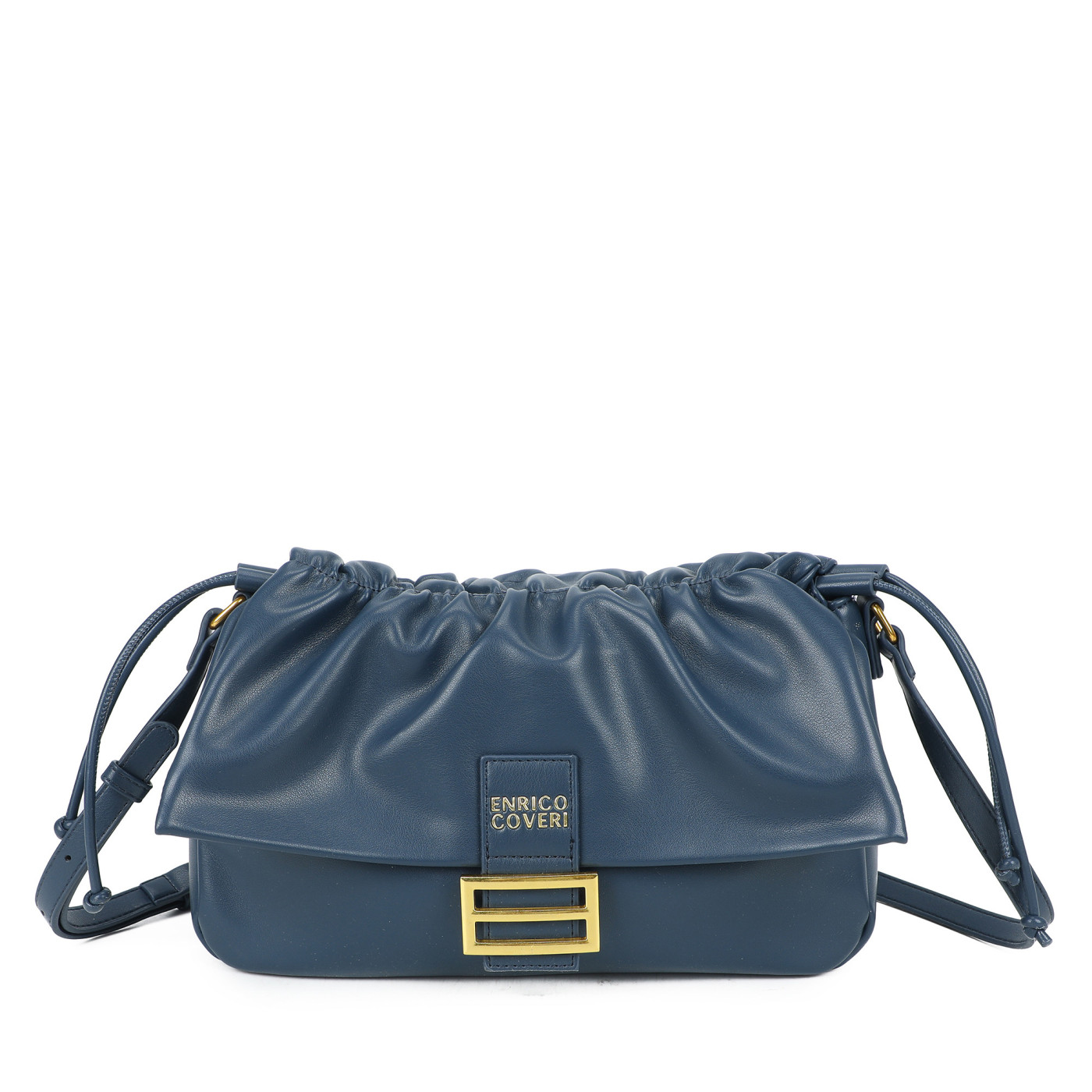 Bolso bandolera con detalle dorado