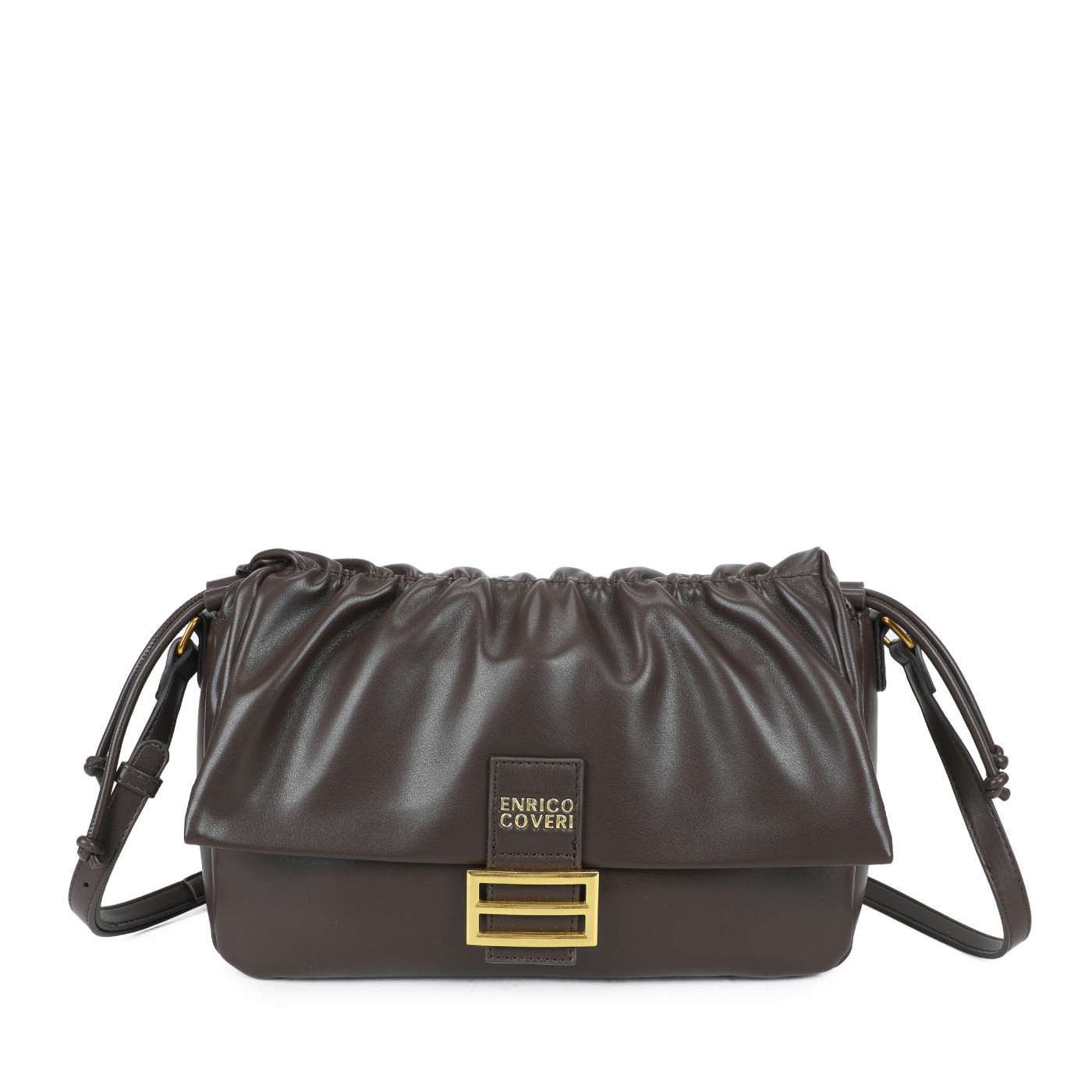 Crossbody Bag with Gold Detail