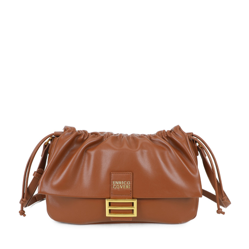 Crossbody Bag with Gold Detail