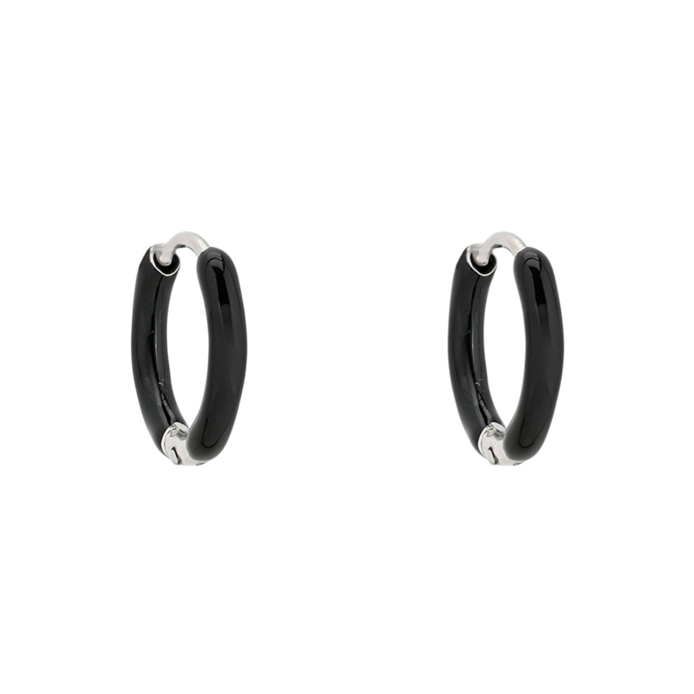 Aros en acero finos negro GB