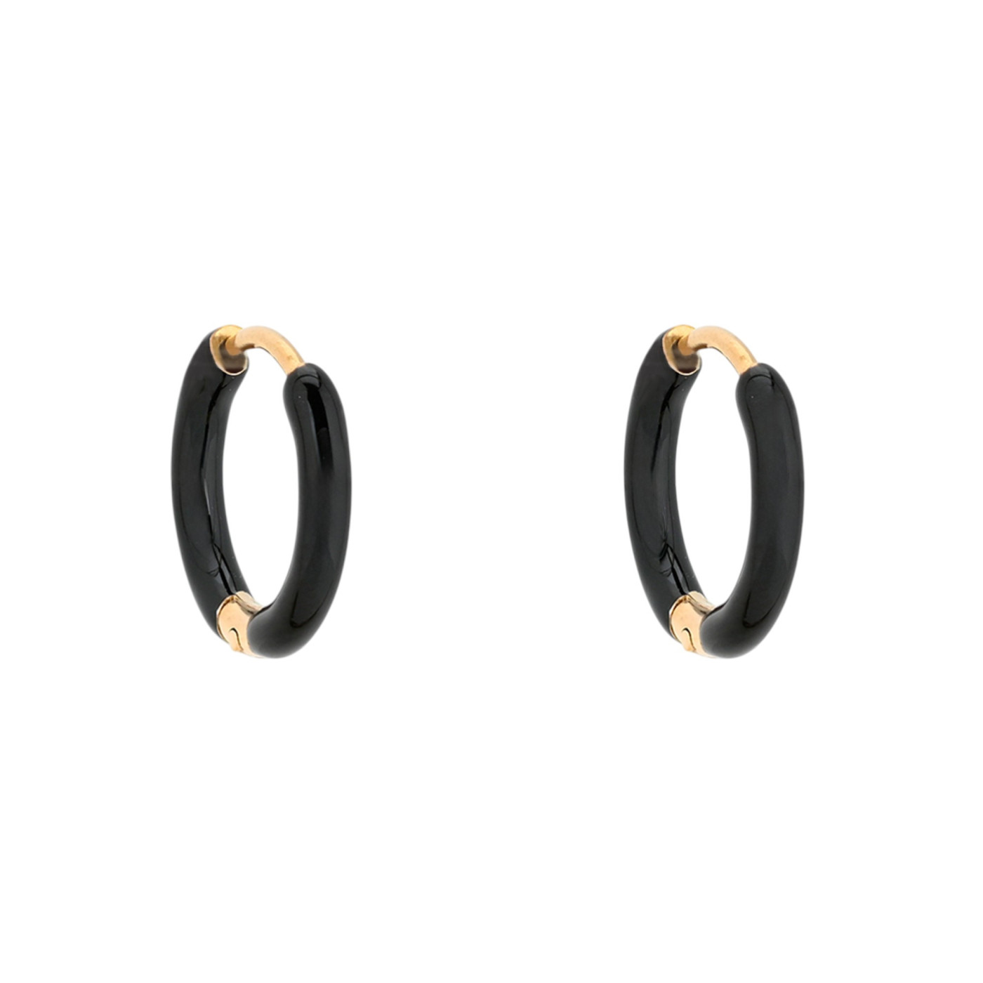 Aros en acero finos negro GB