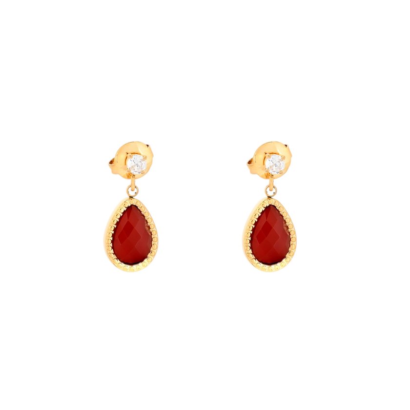 Pendientes colgantes de acero gota GB