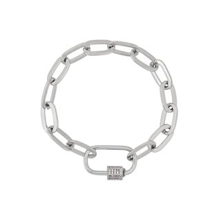 Glamour bracelet with simple clasp