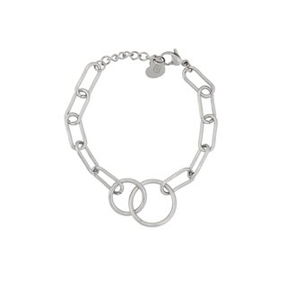 Glamour bracelet with interconnected circles