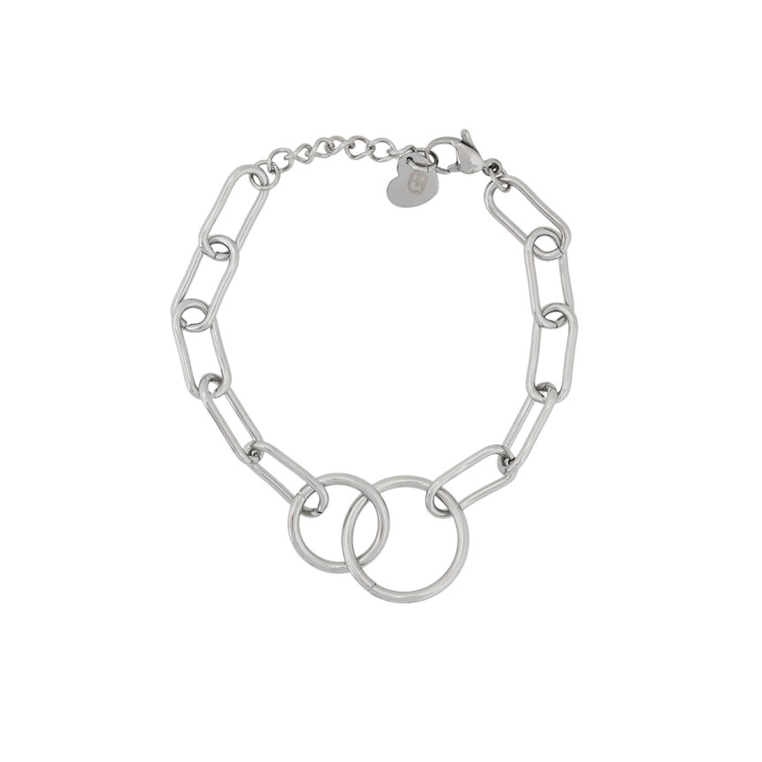 Pulsera Glamour con círculos entrelazados