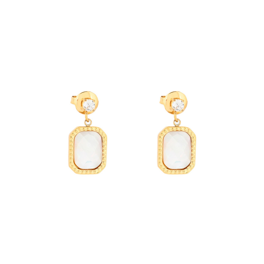 Pendientes colgantes de acero rectangular GB