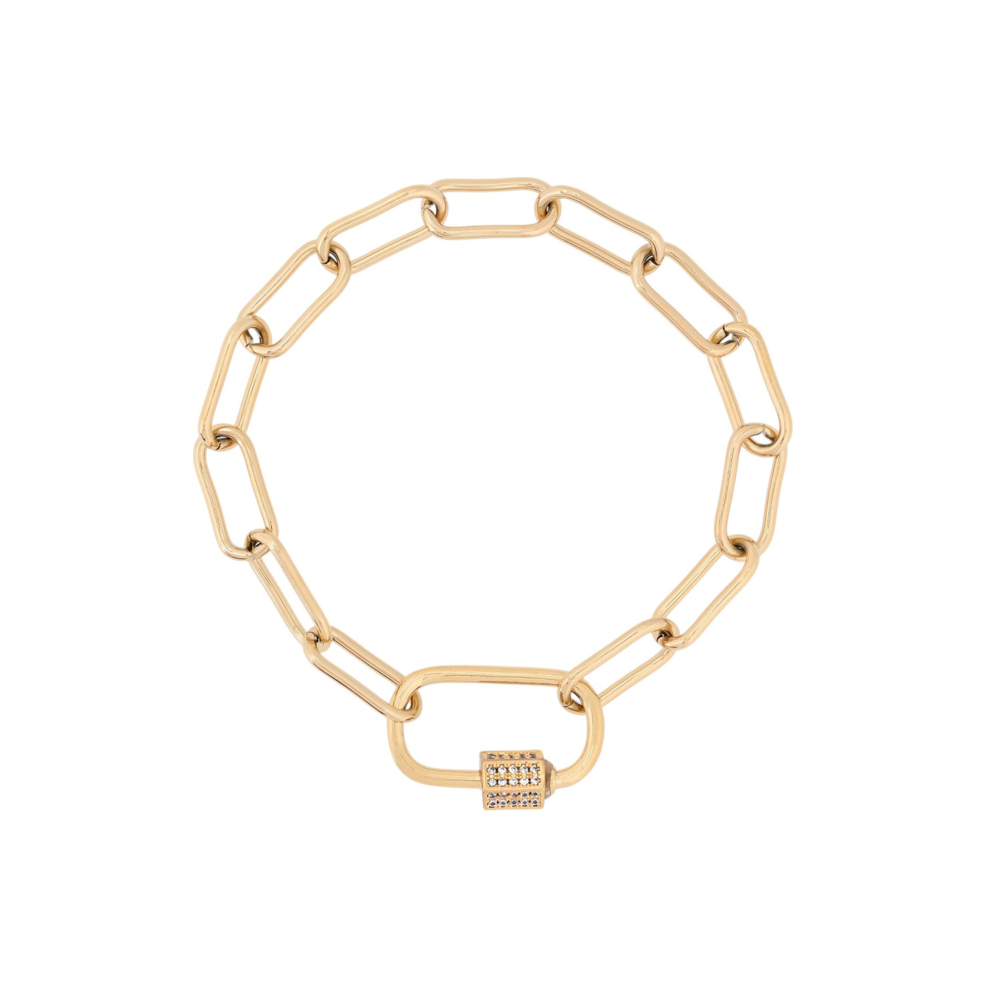 Bracciale Glamour con chiusura di brillanti