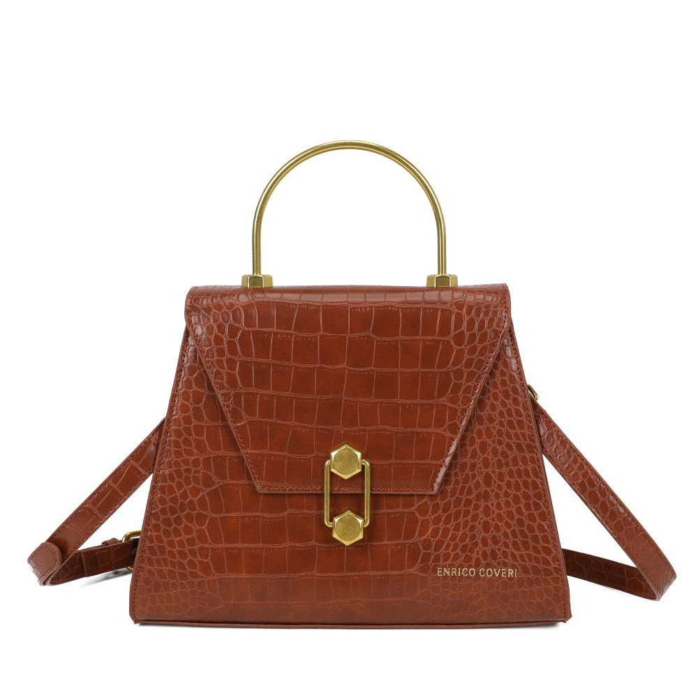 Handbag with Gold Details