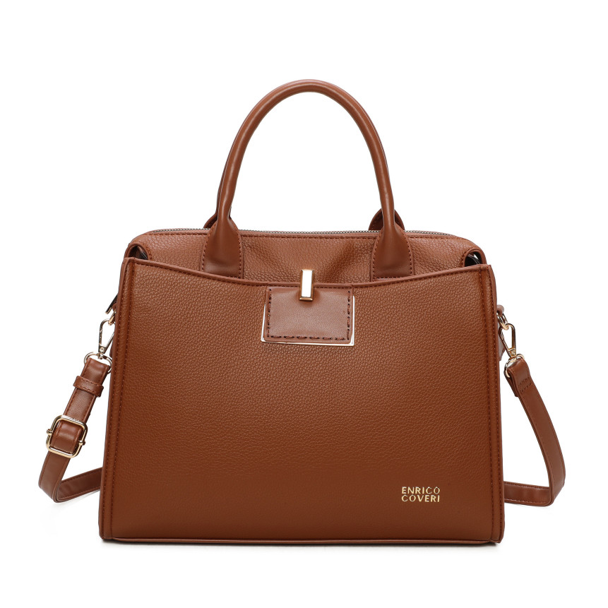 Mala Shopper com detalhe dourado