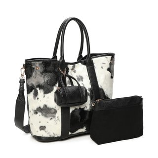Sac à main Shopper imprimé animal