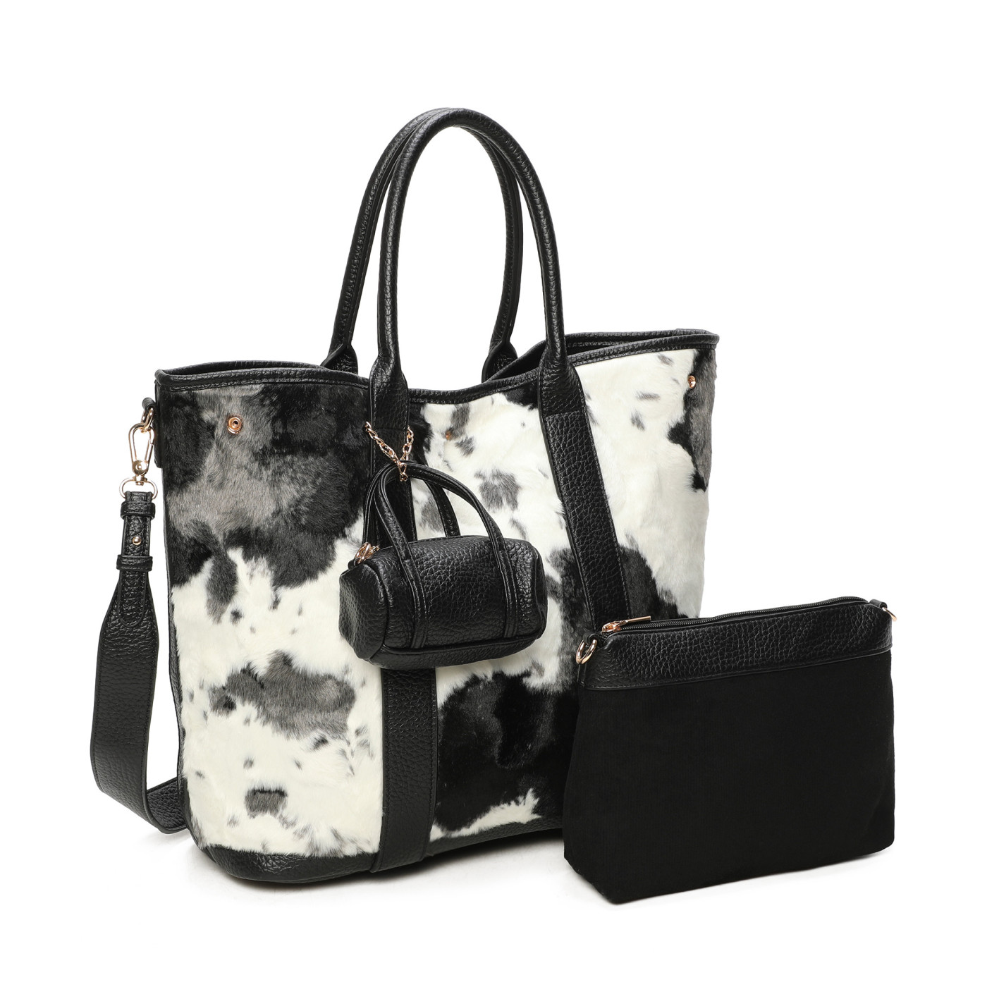 Borsa Shopper con stampa animale