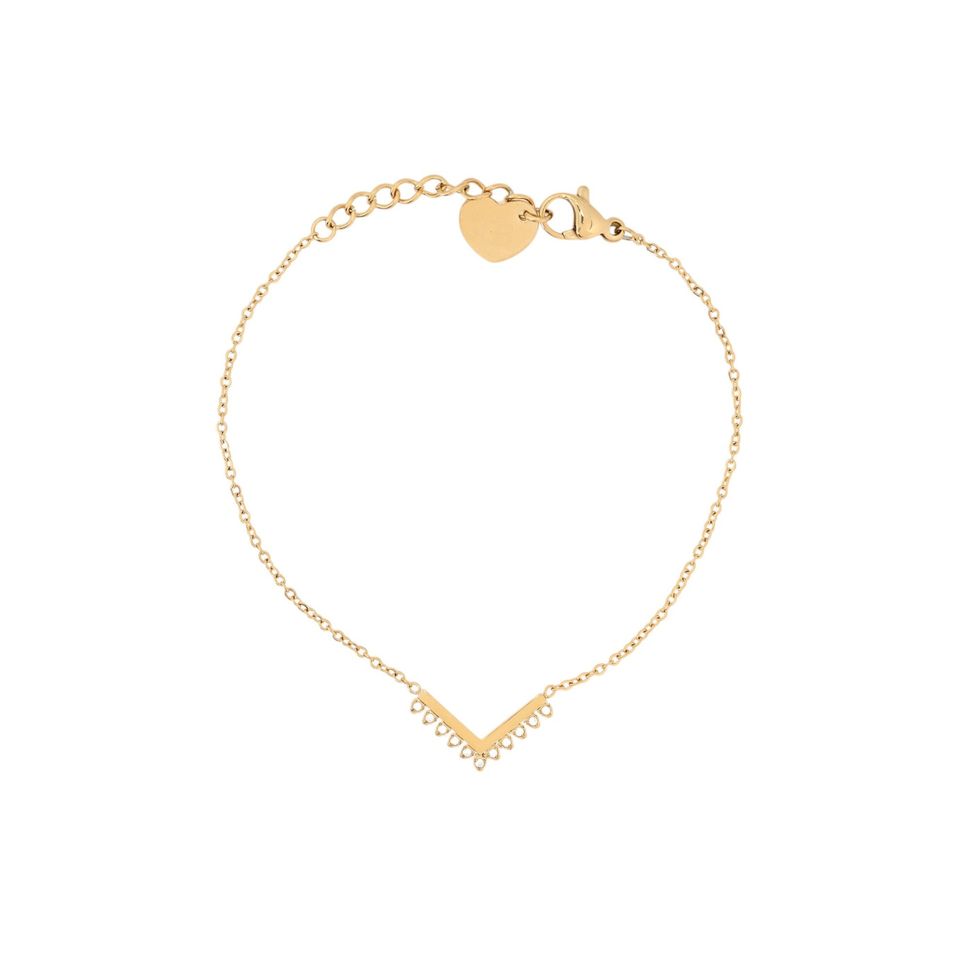Pulseira Delicate zircônias com V