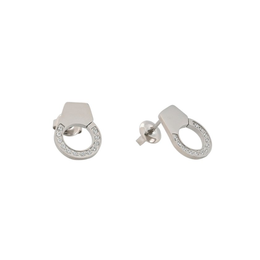 Pendientes en acero esposas GB