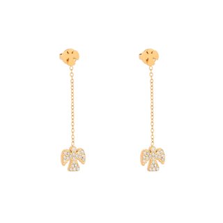 Boucles d'oreilles en acier suspendu ange GB