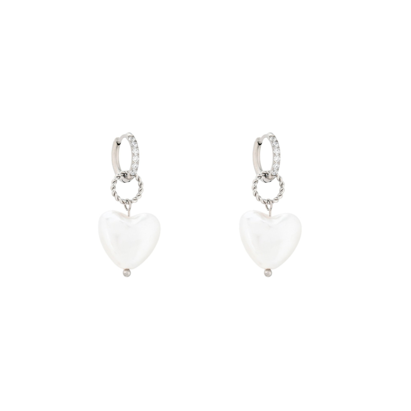 Pearl heart steel hoops GB
