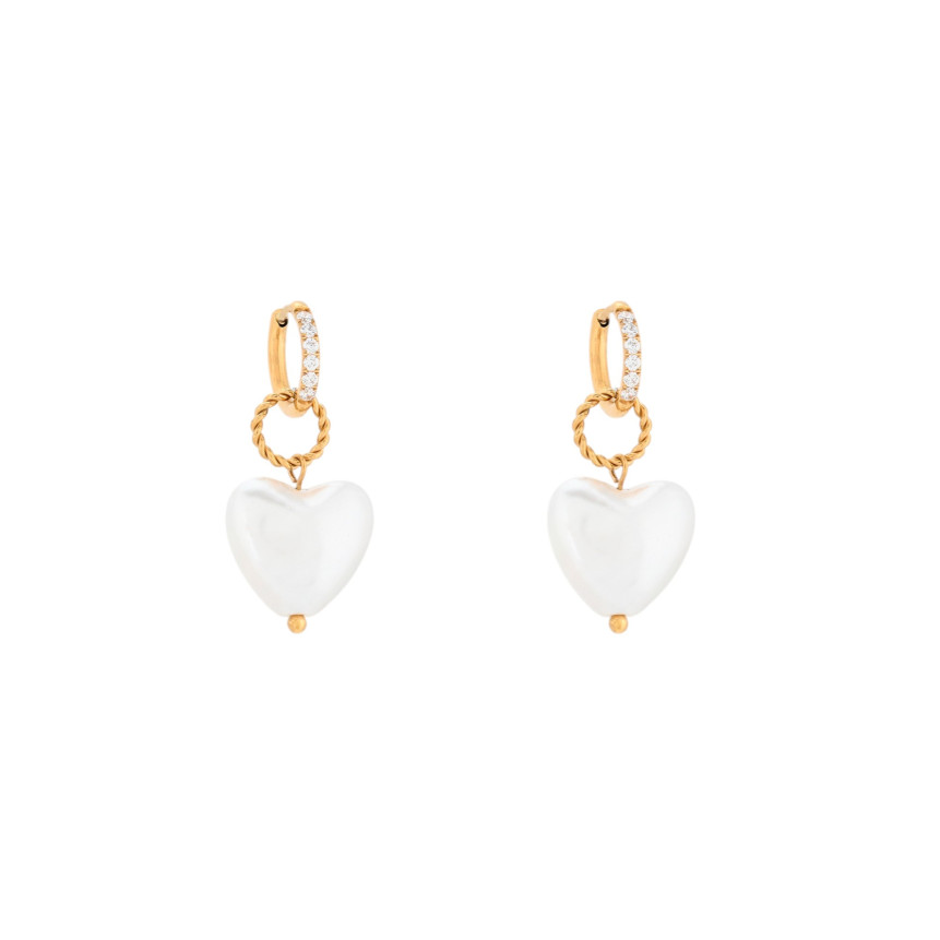 Pearl heart steel hoops GB
