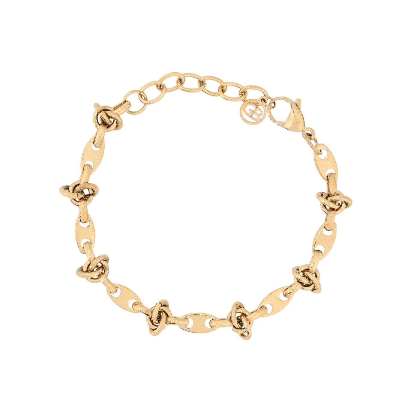 Bracciale spesso glamour con maglie