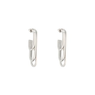 Boucles d'oreilles en acier tripler GB