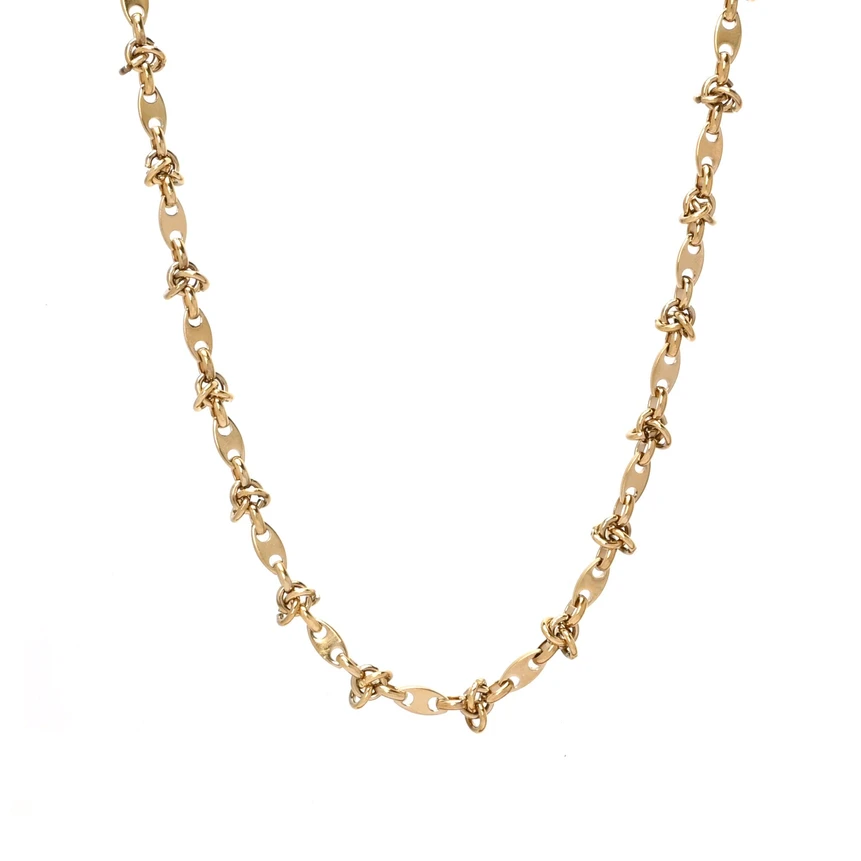Collana spessa glamour con maglie