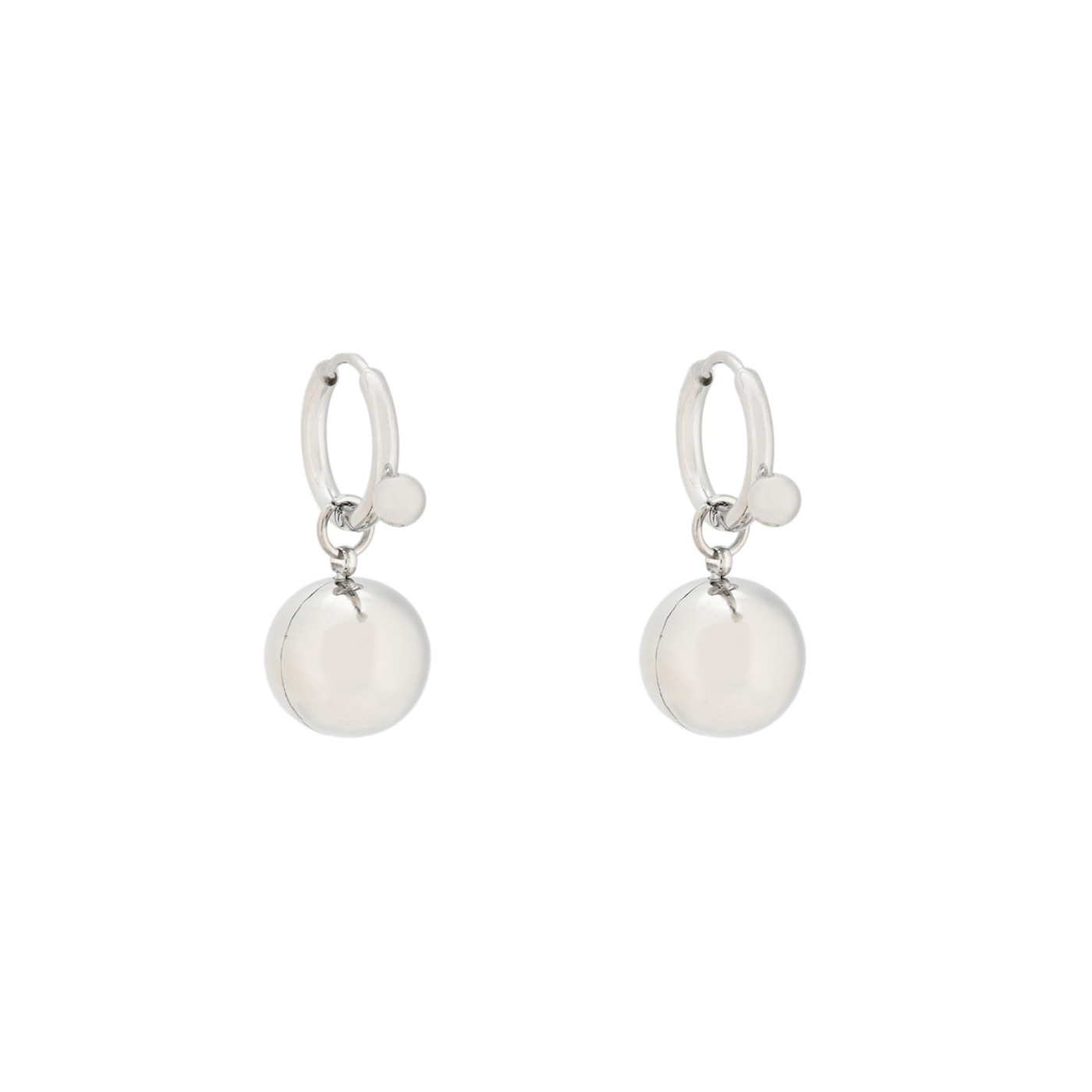 Pendientes de acero colgante esfera GB