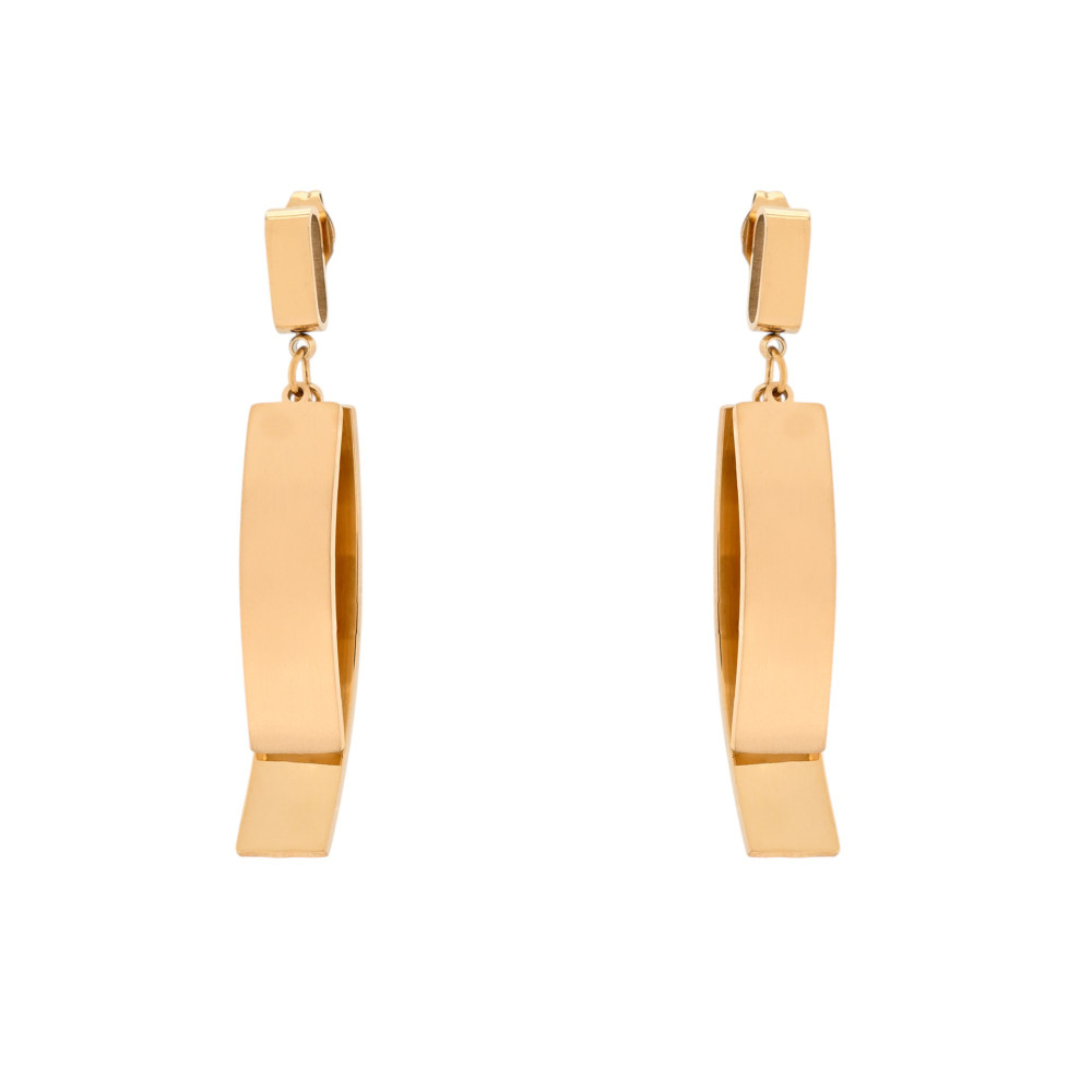 Steel earrings pending geometric GB