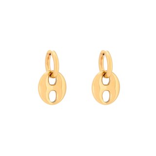 Boucles d'oreilles Glamour avec grand pendentif