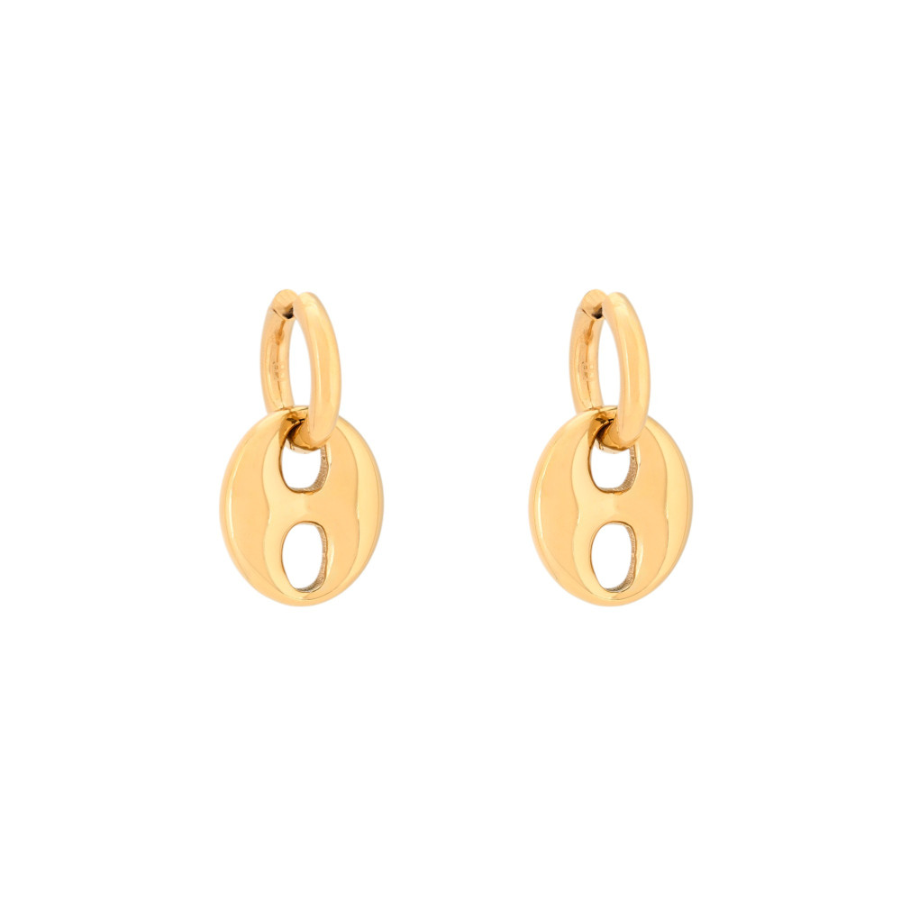 Boucles d'oreilles Glamour avec grand pendentif