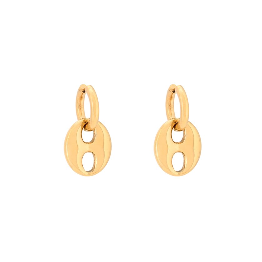 Boucles d'oreilles Glamour avec grand pendentif