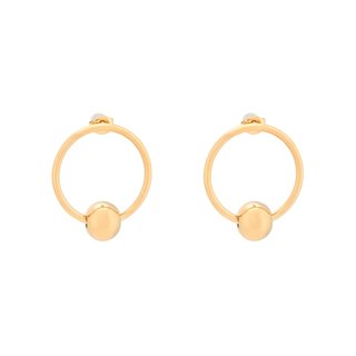 Boucles d'oreilles Glamour avec petite boule