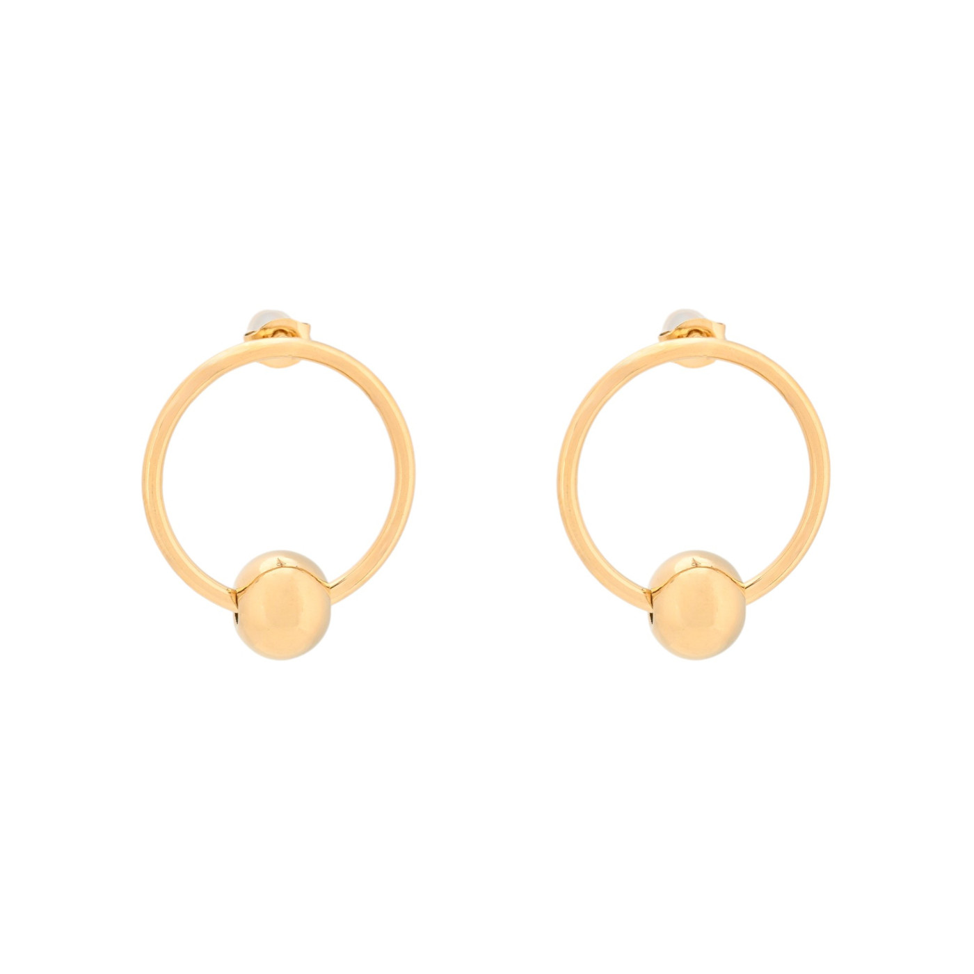 Pendientes Glamour con bolita