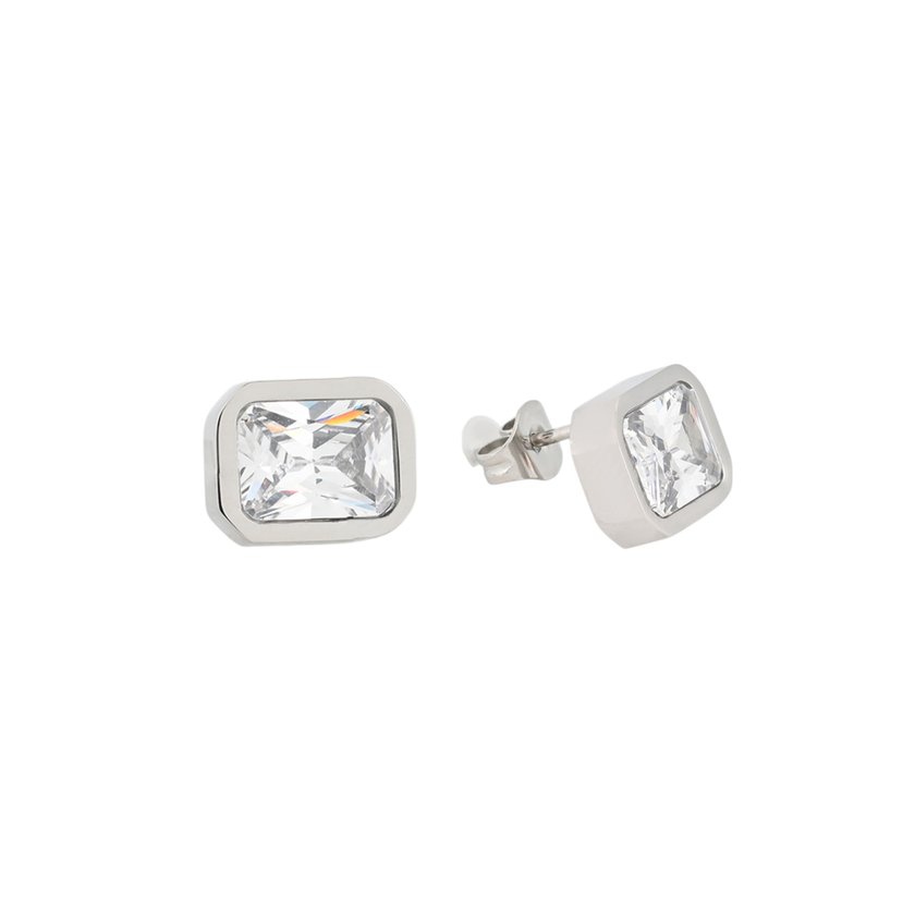 Boucles d'oreilles pierre linéaire GB