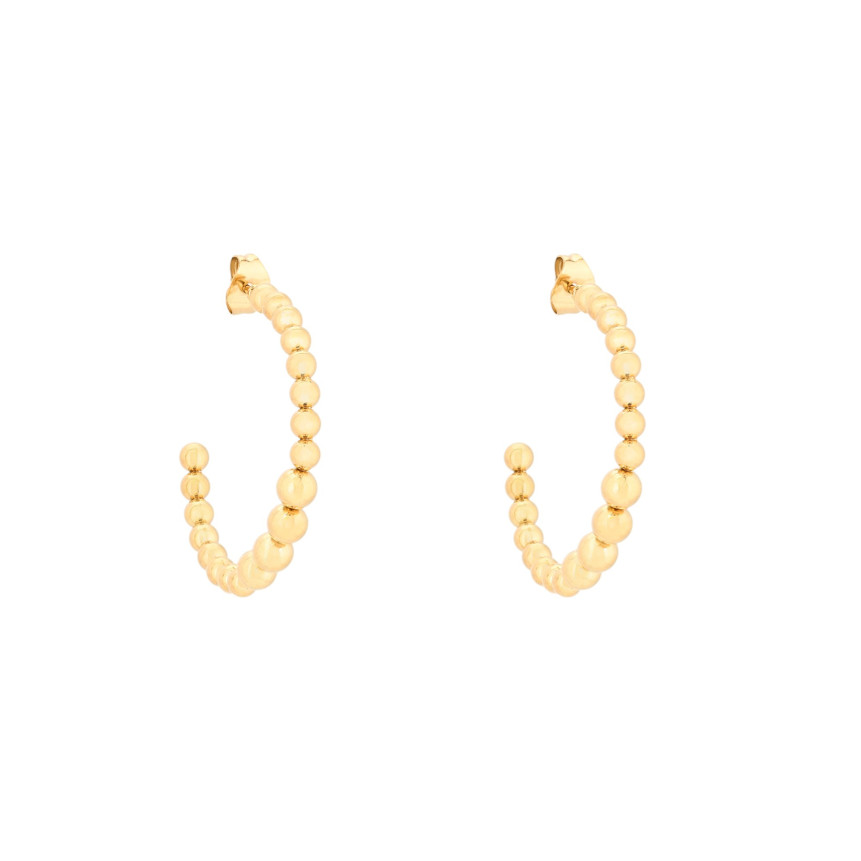 Stainless steel hoops balls medium GB