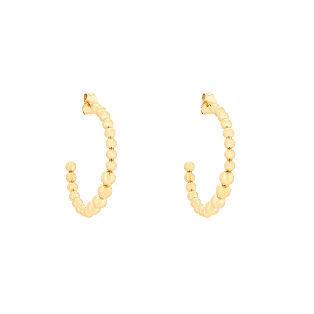 Stainless steel hoops balls medium GB