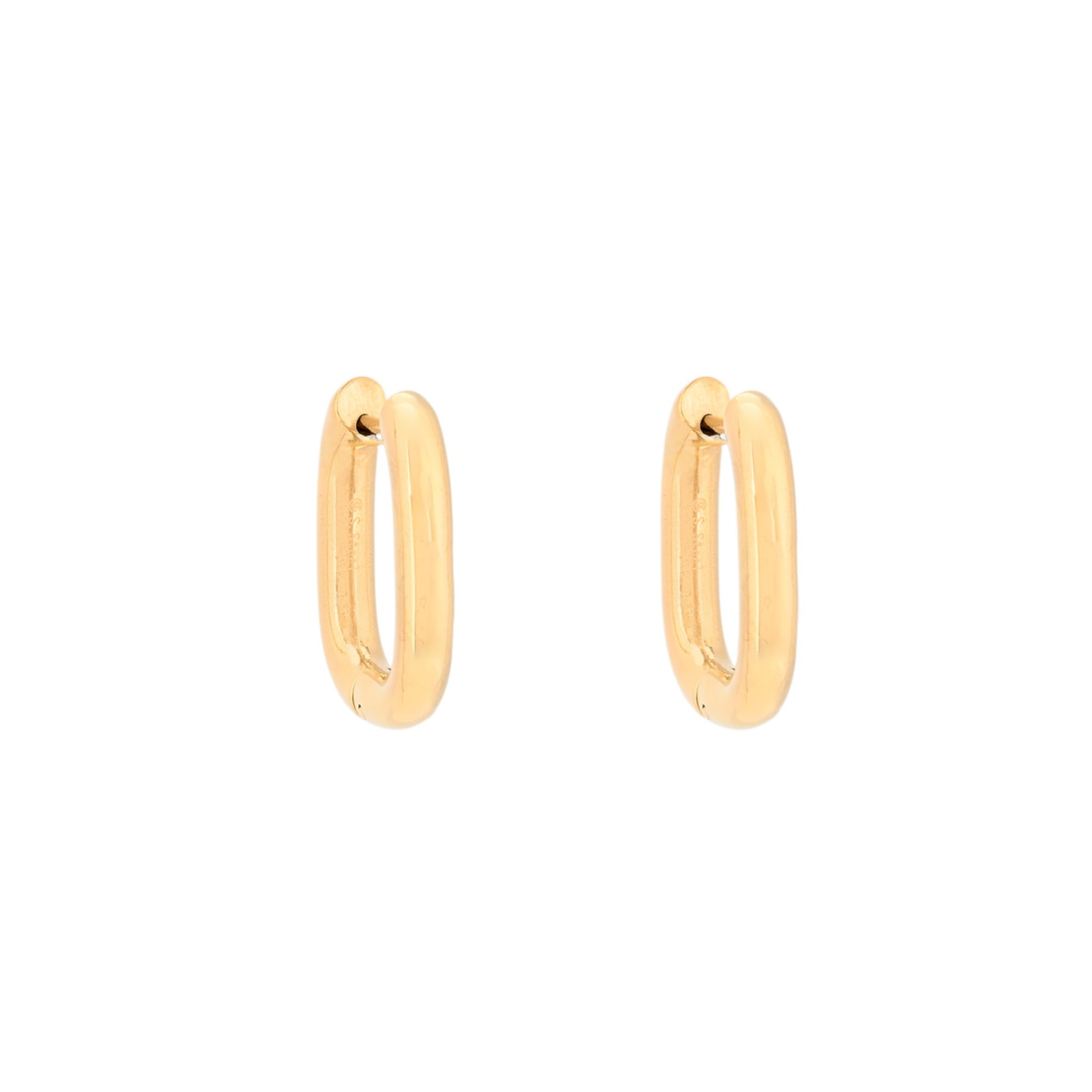 Boucles d\'oreille en acier inoxydable GB