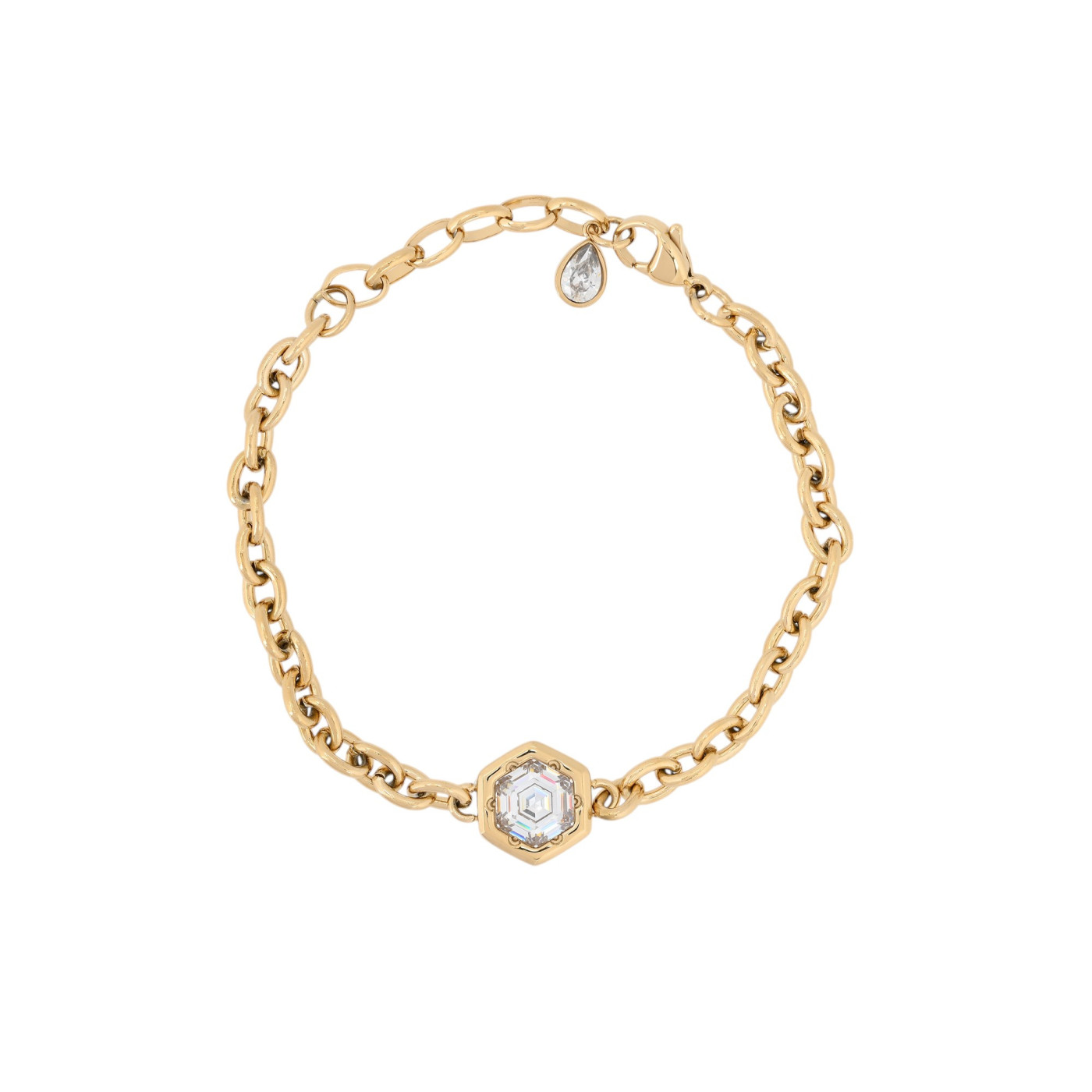 Pulseira Glamour com zircônia